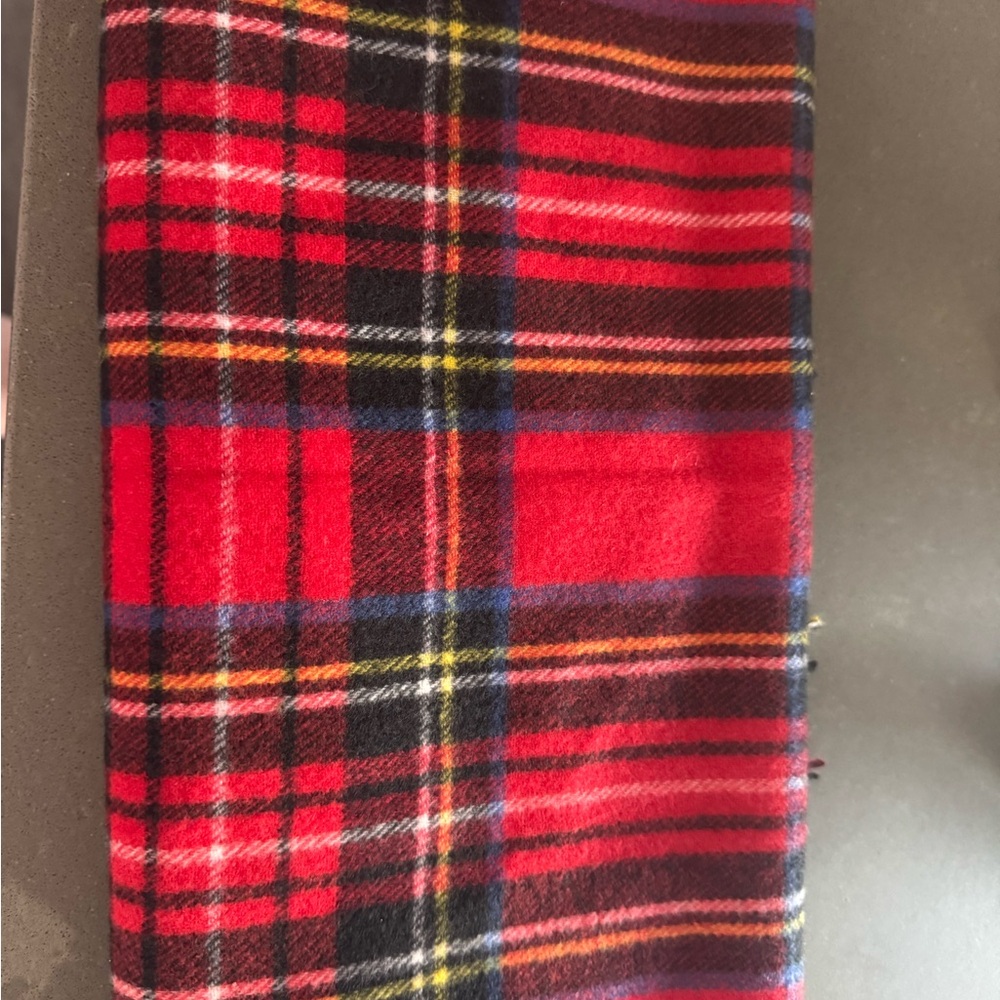 Red Tartan Plaid Scarf